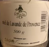 Mängden socker i Miel de lavande de provence