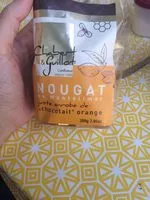 Mängden socker i Nougat enrobé de chocolat lait-orange