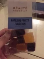 Mängden socker i Pâtes de fruits tradition