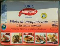 Mängden socker i Filets de maquereaux a la sauce tomate, la