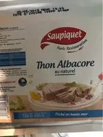 Mängden socker i Thon Albacore Au Naturel