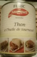 Mängden socker i Thon a l'huile de tournesol