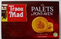 Mängden socker i Palets Traou Mad De Pont-aven, 300g
