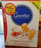 Mängden socker i Crêpes fourrées