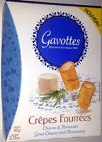 Mängden socker i Crêpes Fourrées Chèvre & Romarin