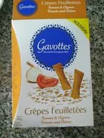 Mängden socker i Crêpes feuilletées tomate et oignon