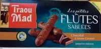 Mängden socker i Les petites Flûtes Sablées Chocolat & Saveur Caramel