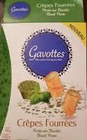 Mängden socker i Crêpes fourrées Pesto au Basilic