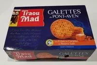 Mängden socker i Galettes de Pont-Aven