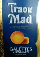 Mängden socker i Biscuits galette bretonnes Traou Mad de Pont Aven