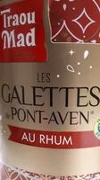 Mängden socker i Les galettes de pont aven au rhum