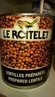 Mängden socker i Lentilles Préparées 800g