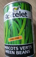 Mängden socker i Haricots verts fins