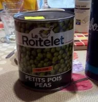 Mängden socker i Petits pois peas