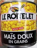 Mängden socker i Maïs doux en grains