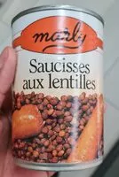 Mängden socker i Saucisse aux lentilles