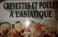 Mängden socker i Crevettes et poulet à l'asiatique