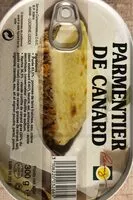 Mängden socker i Parmentier de canard