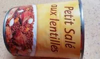 Mängden socker i Petit salé aux lentilles