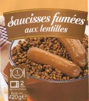 Mängden socker i Saucisses Fumées aux Lentilles