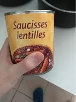 Mängden socker i Saucisses Lentilles