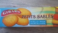 Mängden socker i Petits Sablés - Vanille Rhum
