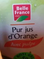 Mängden socker i Pur jus d'orange avec pulpe