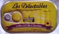 Mängden socker i Sardines à l'huile de Tournesol
