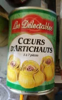 Mängden socker i Coeurs d'artichauts
