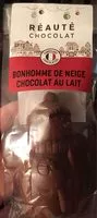 Mängden socker i Bonhomme de neige chocolat au lait