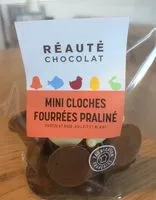 Mängden socker i Mini cloches fourrées praliné
