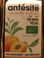 Mängden socker i Thé. Noir pêche