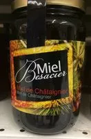 Mängden socker i Miel de châtaignier