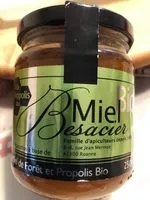 Mängden socker i Miel de Forêt et Propolis bio