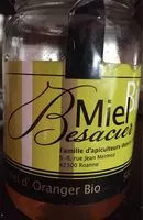 Mängden socker i Miel d'oranger bescier Bio
