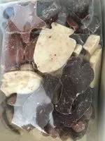 Mängden socker i Ballotin Friture : Chocolat Noir, Blanc, Lait