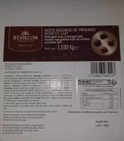 Mängden socker i Boite assortie de pralines noir et lait