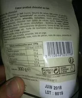 Mängden socker i Coeur praliné chocolat au lait