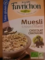 Mängden socker i Muesli croustillant Chocolat Châtaigne