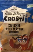 Mängden socker i Crush pâte a tartiner chocolat au lait
