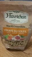 Mängden socker i Muesli croustillant Intensément tonifiant