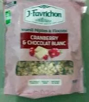 Mängden socker i Muesli Pépites et Flocons Cranberry & Chocolat Blanc