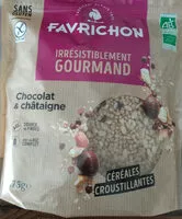 Mängden socker i Céréales croustillantes Chocolat & châtaigne