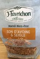Mängden socker i Son d'avoine & seigle