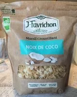 Mängden socker i Muesli croustillant noix de coco