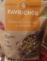 Mängden socker i Muesli croustillant au caramel, chocolat & amande