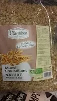 Mängden socker i Muesli Croustillant Nature avoine et riz