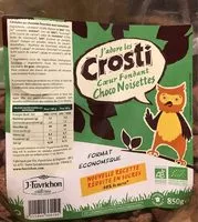 Mängden socker i CROSTI COEUR FONDANT CHOCO NOISETTES
