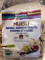 Mängden socker i Muesli fruits sarrasin toasté 500g