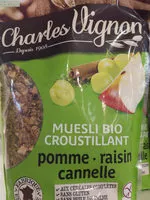 Mängden socker i Muesli bio croustillant Pomme Raisin Cannelle